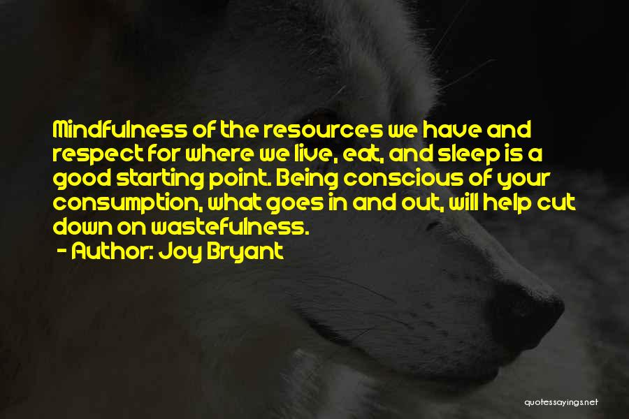 Wastefulness Quotes By Joy Bryant