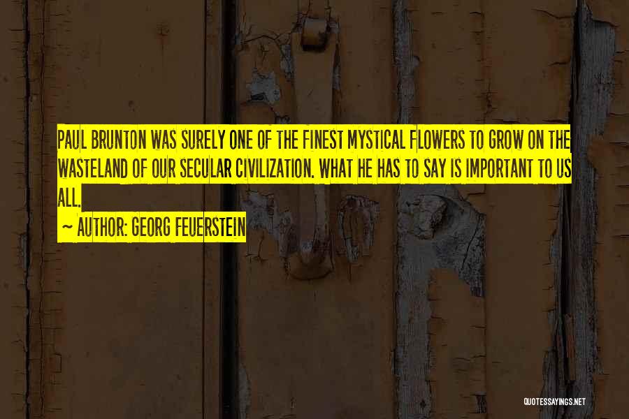 Wasteland Quotes By Georg Feuerstein