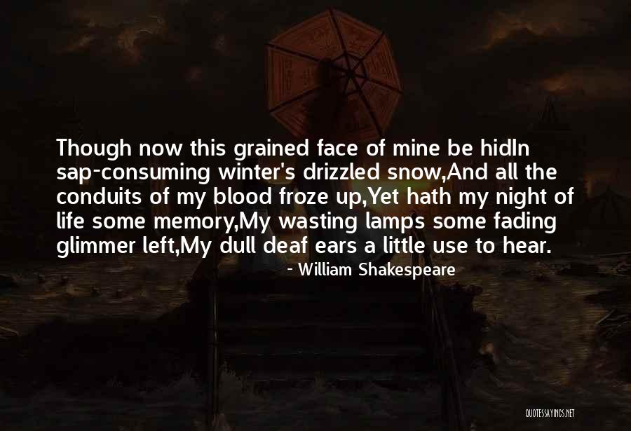 Wasting Life Quotes By William Shakespeare