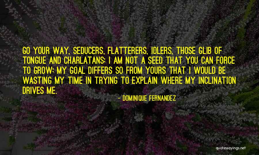 Wasting My Time Quotes By Dominique Fernandez Wasting My Time Quotes By Dominique Fernandez