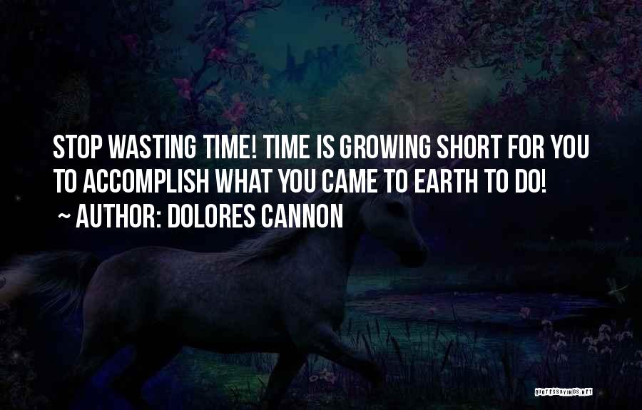 Wasting Quotes By Dolores Cannon