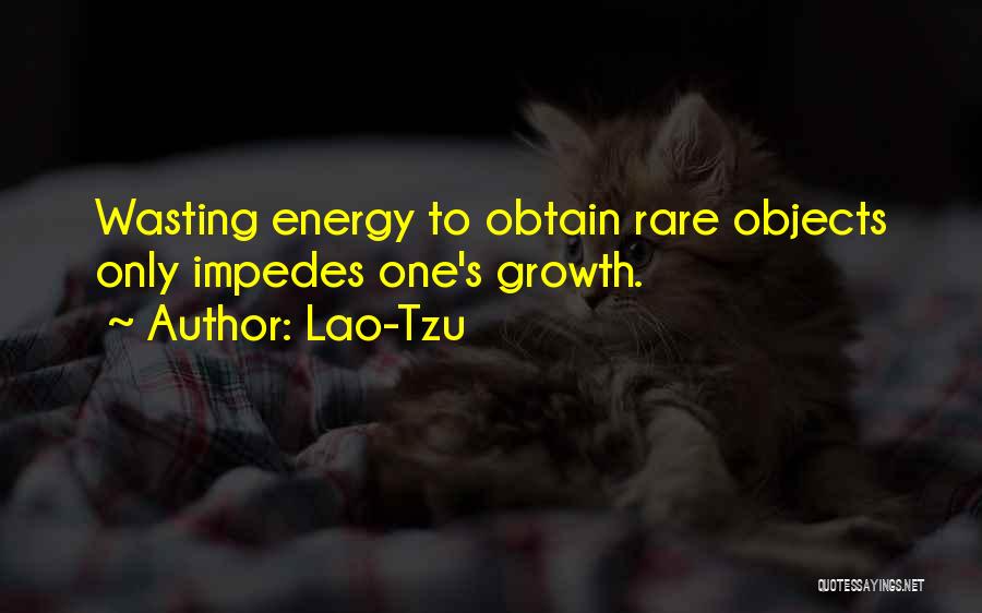 Wasting Your Energy Quotes By Lao-Tzu