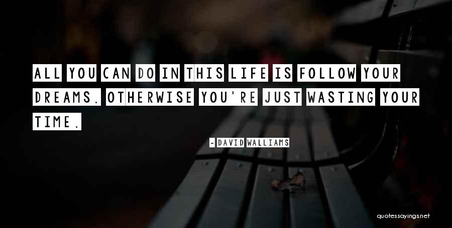 Wasting Your Life Quotes By David Walliams