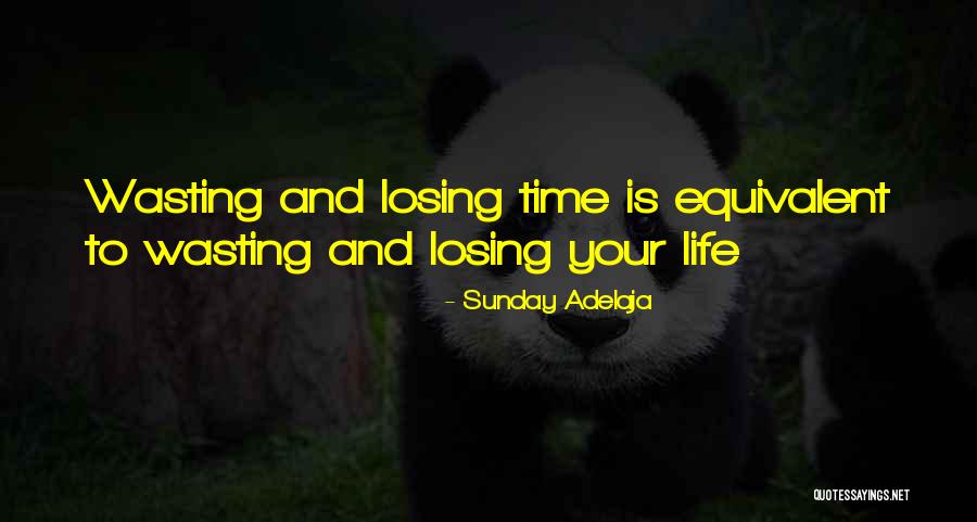 Wasting Your Life Quotes By Sunday Adelaja