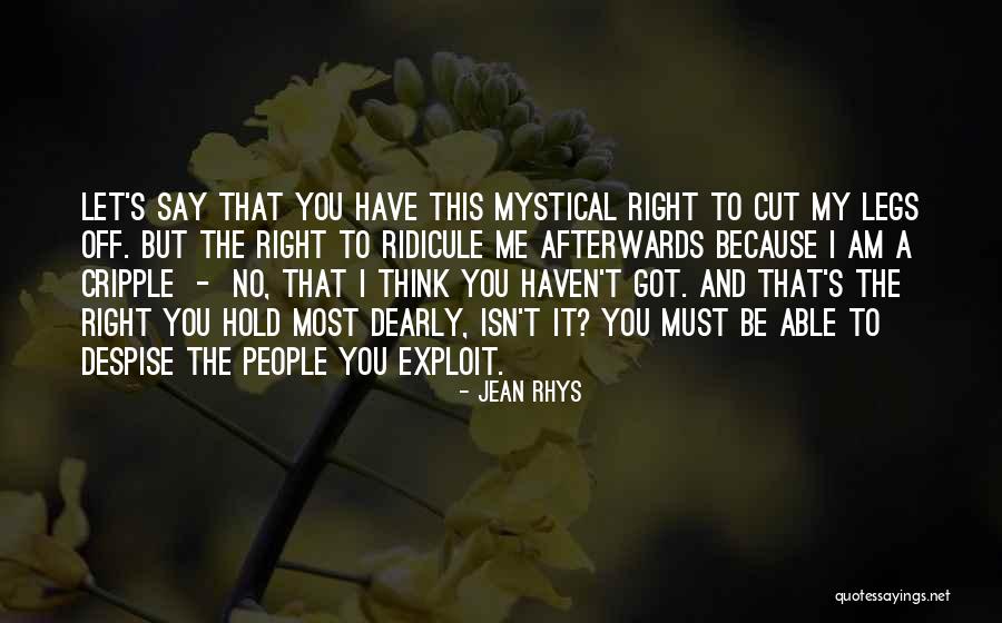 Watabe Thai Quotes By Jean Rhys Watabe Thai Quotes By Jean Rhys