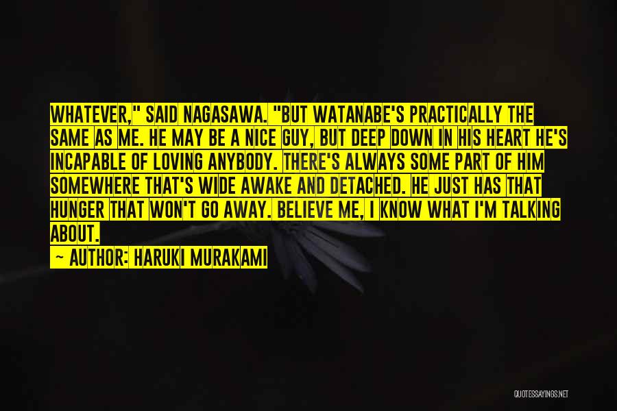 Watanabe Quotes By Haruki Murakami