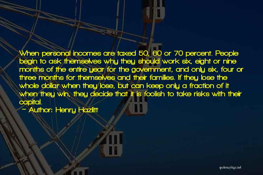 Watch Cap Quotes By Henry Hazlitt