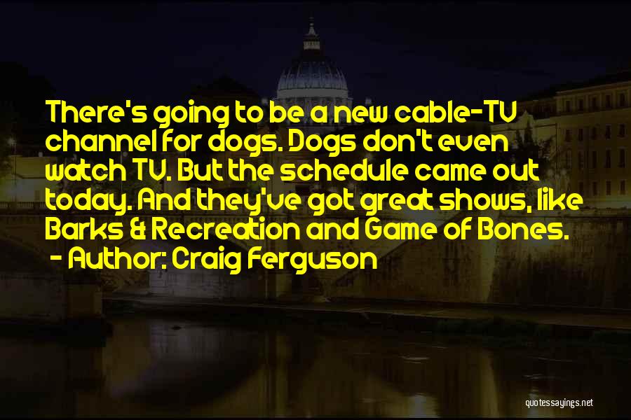 Watch Dogs Quotes By Craig Ferguson