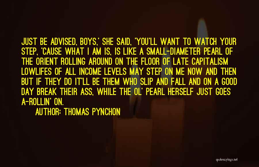 Watch Me Fall Quotes By Thomas Pynchon