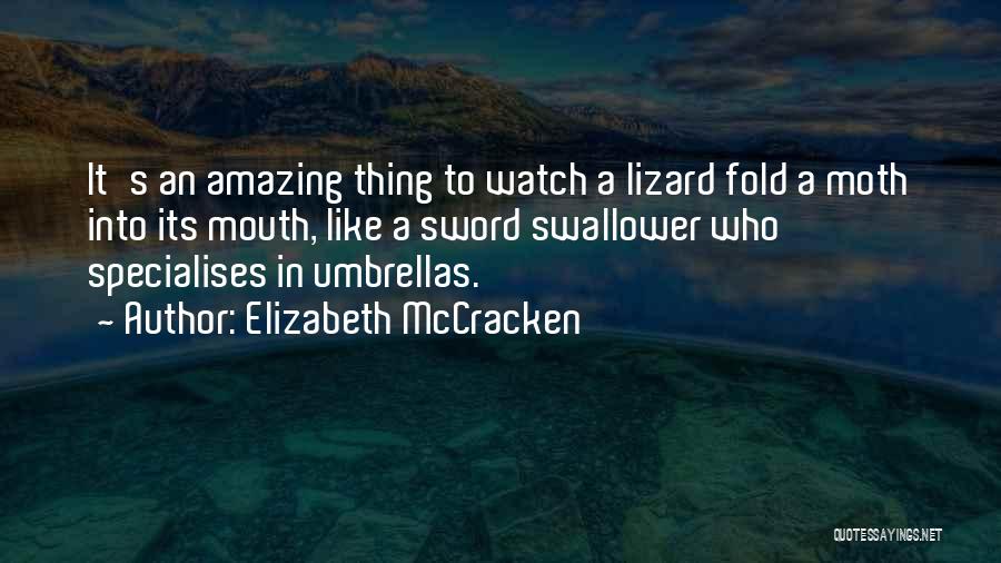 Watch What Comes Out Of Your Mouth Quotes By Elizabeth McCracken