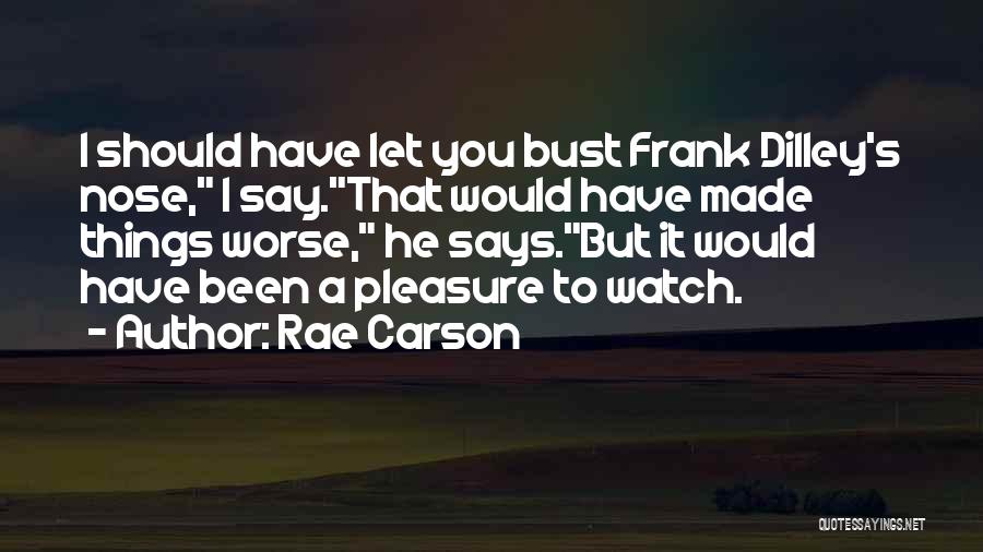 Watch What You Say To Others Quotes By Rae Carson
