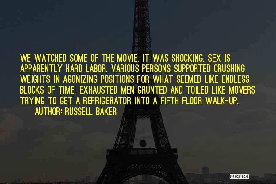 Watched Movie Quotes By Russell Baker