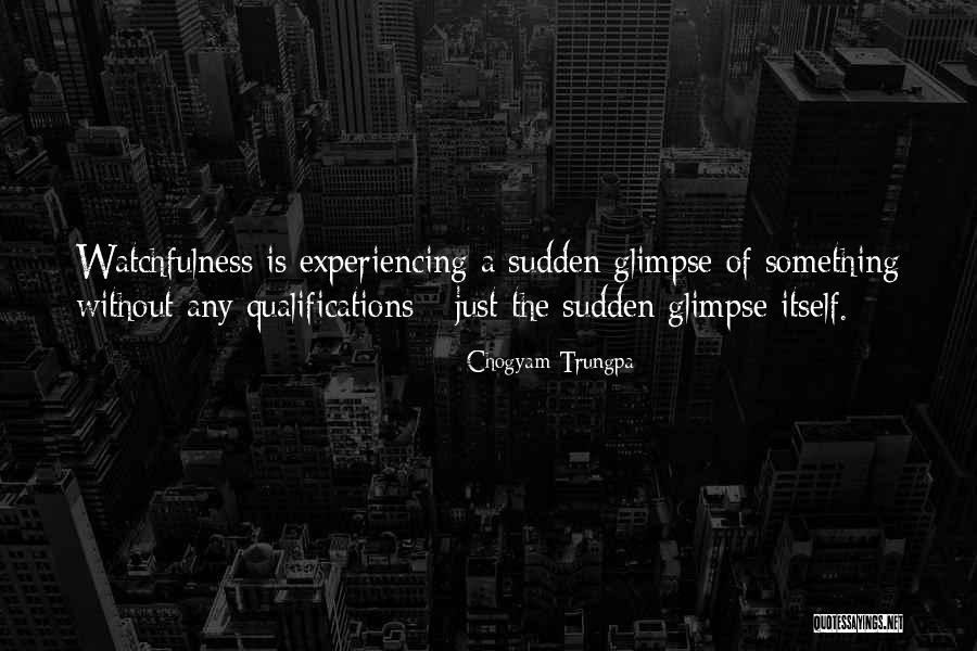 Watchfulness Quotes By Chogyam Trungpa Watchfulness Quotes By Chogyam Trungpa