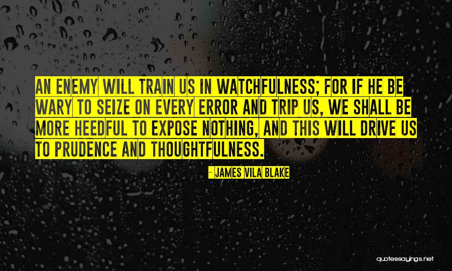 Watchfulness Quotes By James Vila Blake