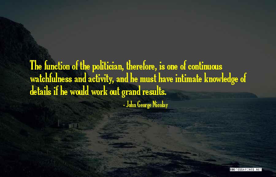 Watchfulness Quotes By John George Nicolay Watchfulness Quotes By John George Nicolay