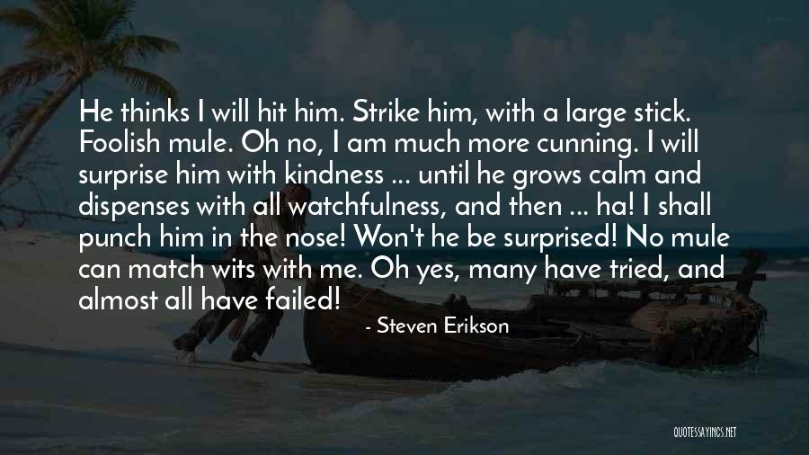 Watchfulness Quotes By Steven Erikson