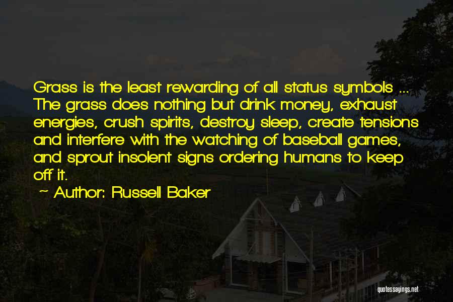 Watching Baseball Quotes By Russell Baker