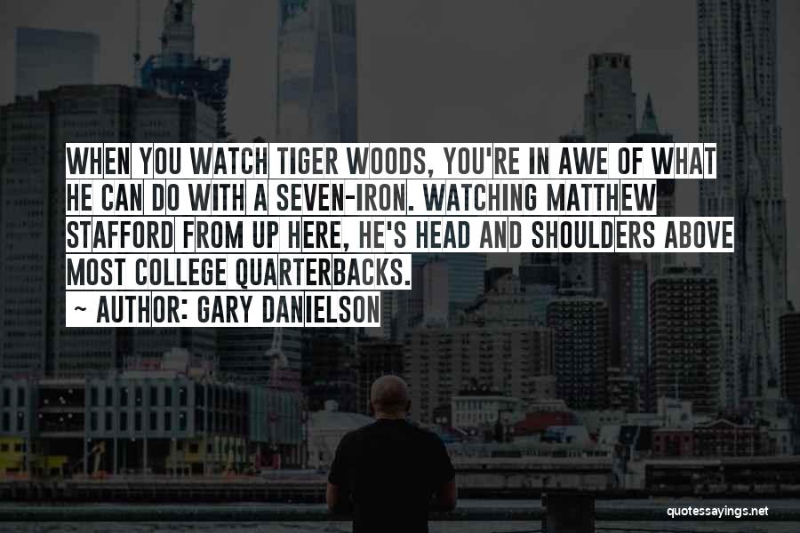 Watching From Above Quotes By Gary Danielson