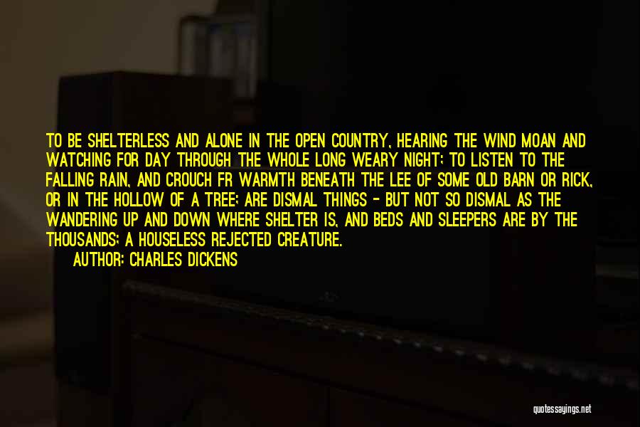 Watching Rain Quotes By Charles Dickens