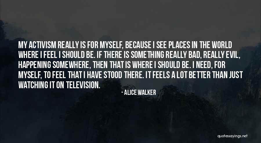 Watching Television Quotes By Alice Walker