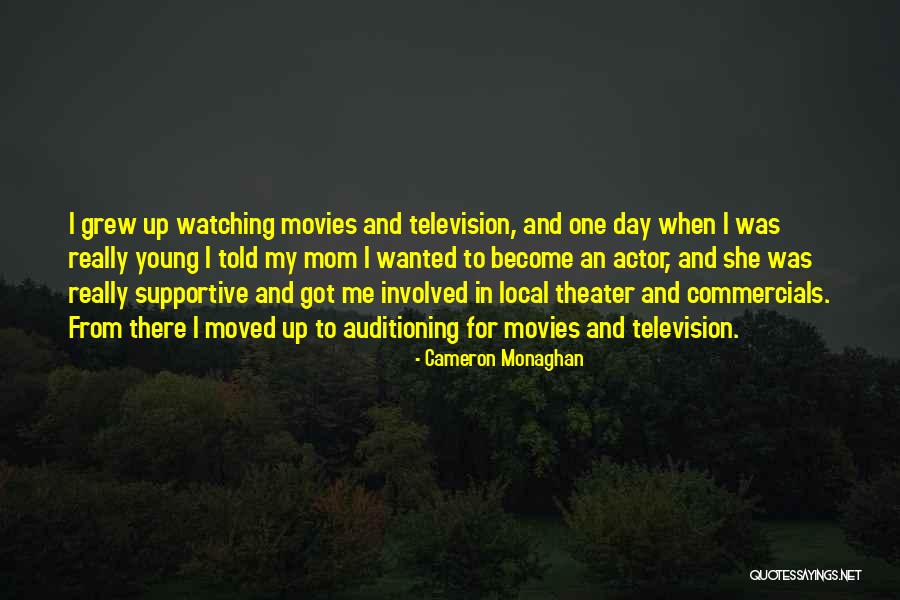 Watching Television Quotes By Cameron Monaghan