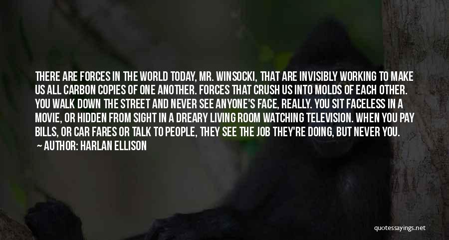 Watching Television Quotes By Harlan Ellison