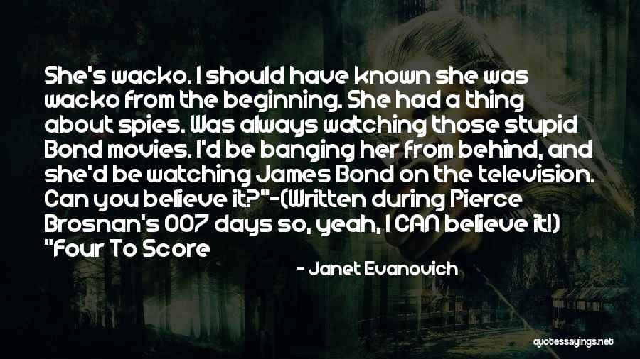 Watching Television Quotes By Janet Evanovich