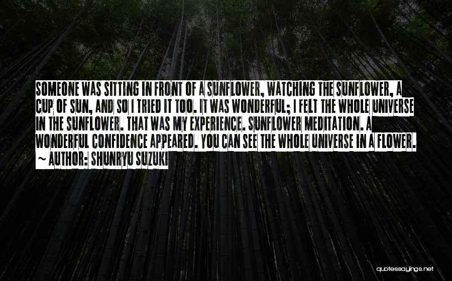 Watching The Sun Come Up Quotes By Shunryu Suzuki