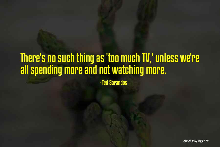 Watching Too Much Tv Quotes By Ted Sarandos Watching Too Much Tv Quotes By Ted Sarandos