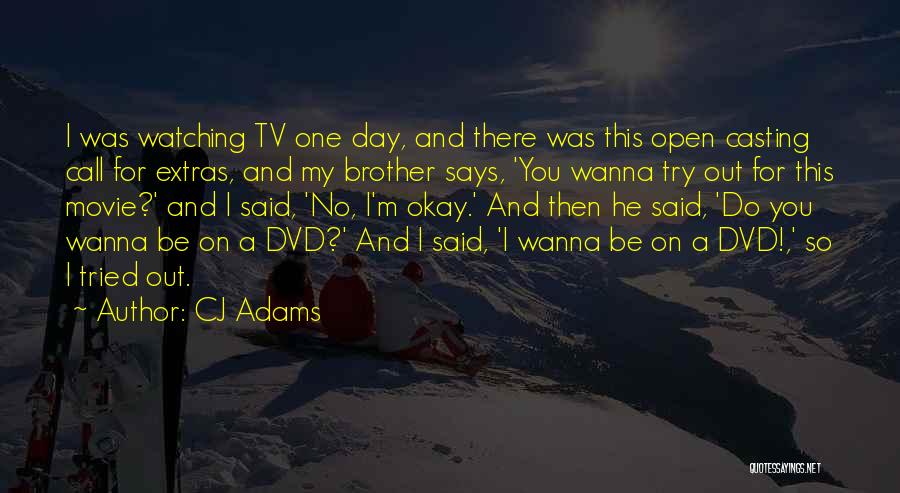 Watching Tv Quotes By CJ Adams