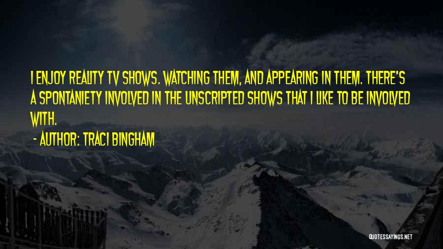Watching Tv Quotes By Traci Bingham