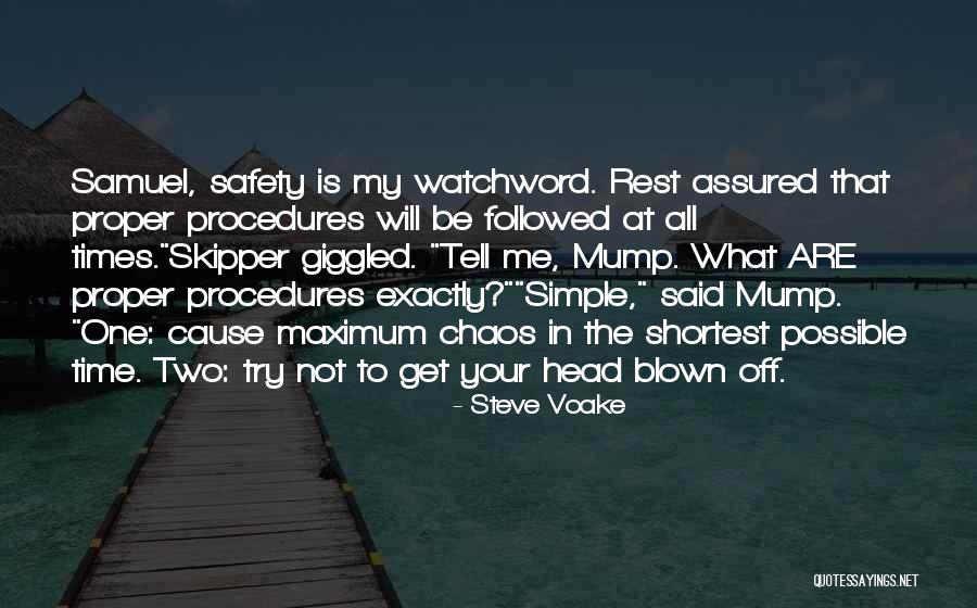 Watchword Quotes By Steve Voake Watchword Quotes By Steve Voake