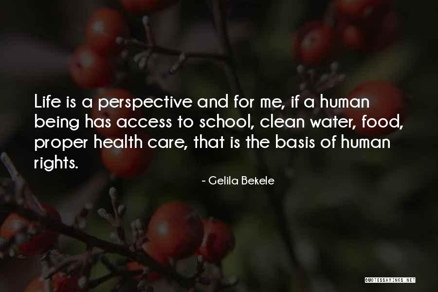 Water And Health Quotes By Gelila Bekele