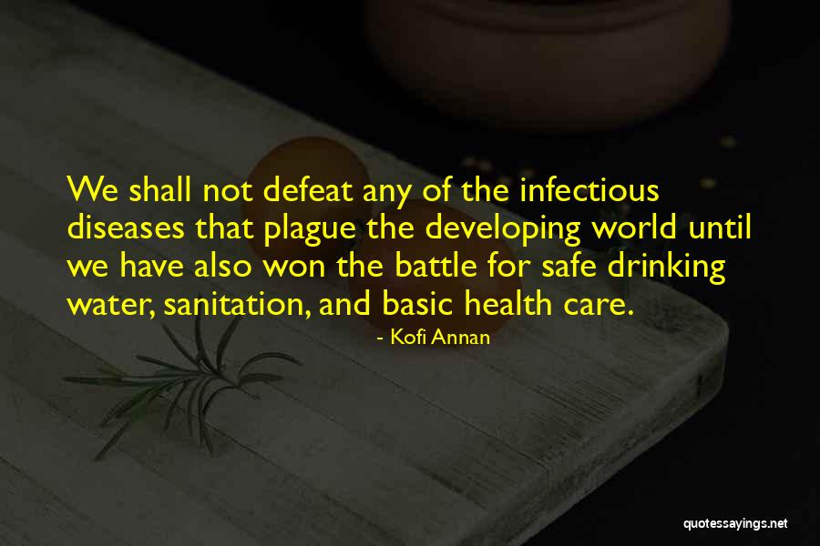 Water And Health Quotes By Kofi Annan