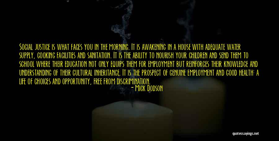 Water And Health Quotes By Mick Dodson Water And Health Quotes By Mick Dodson