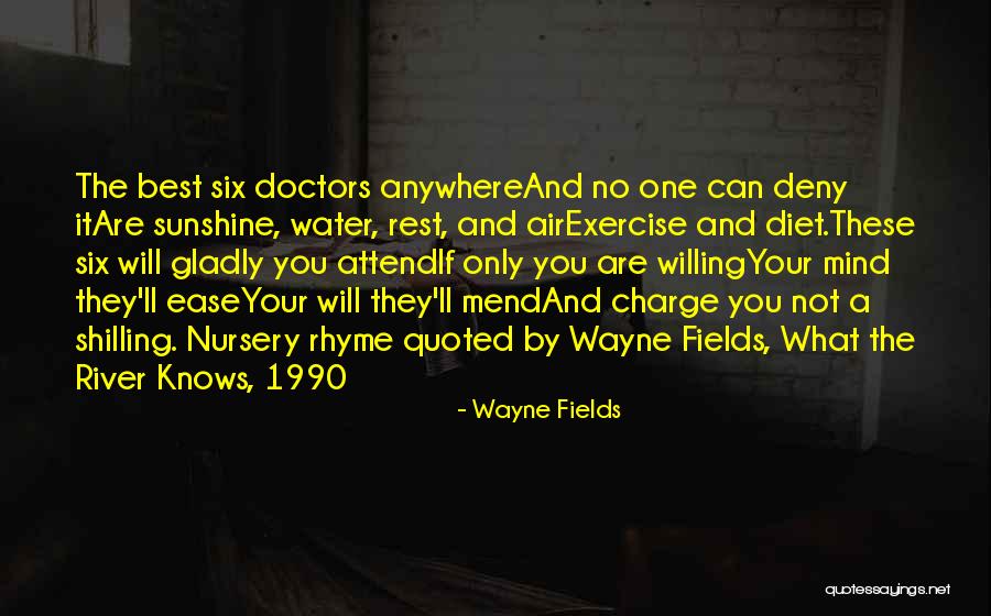 Water And Health Quotes By Wayne Fields Water And Health Quotes By Wayne Fields