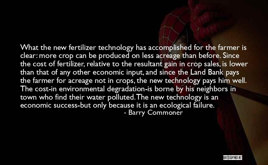 Water And Land Quotes By Barry Commoner Water And Land Quotes By Barry Commoner