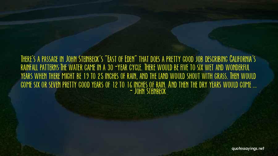 Water And Land Quotes By John Steinbeck