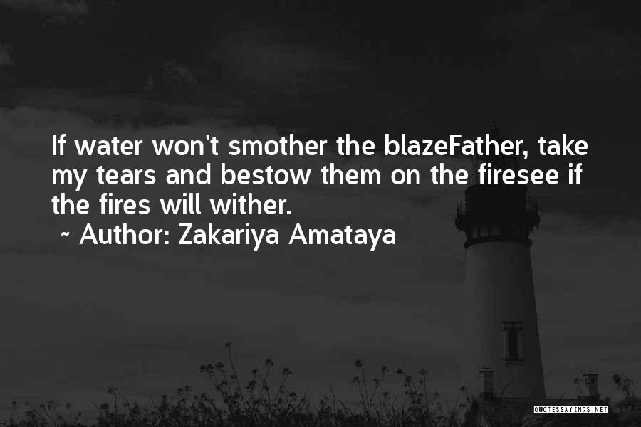 Water And Peace Quotes By Zakariya Amataya