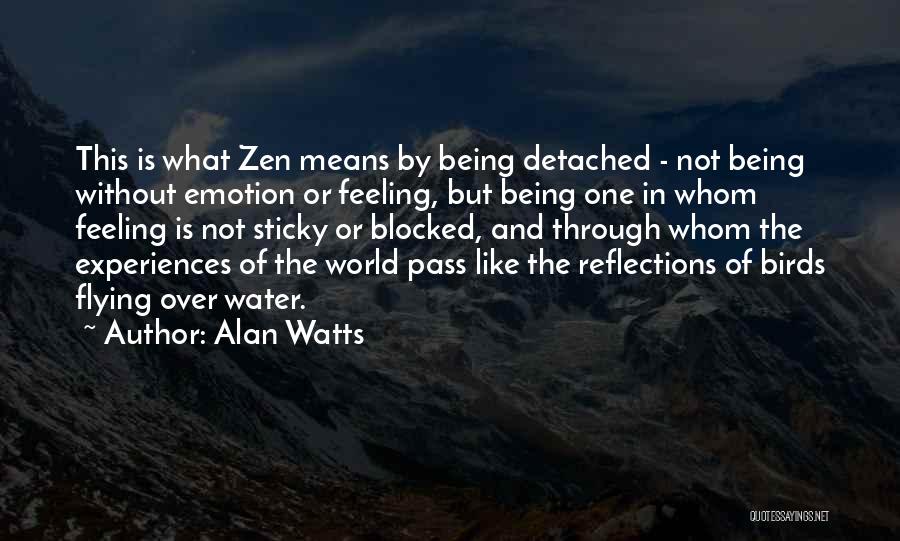 Water And Reflection Quotes By Alan Watts