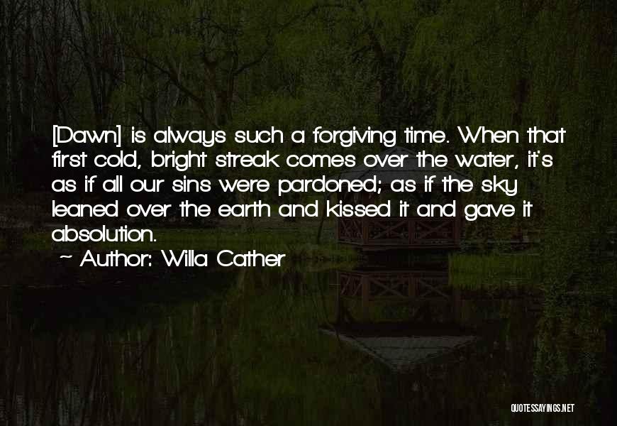 Water And Sky Quotes By Willa Cather