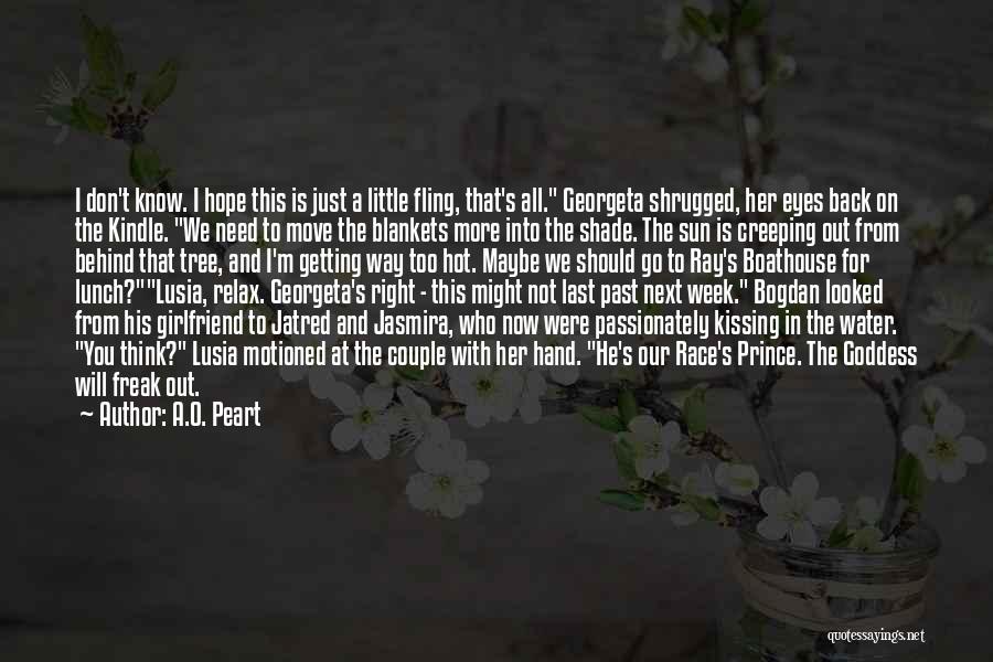 Water And Tree Quotes By A.O. Peart