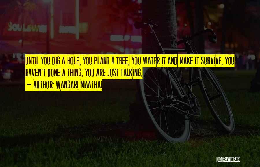 Water And Tree Quotes By Wangari Maathai