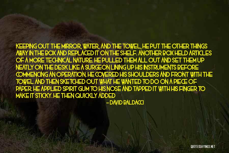 Water As A Mirror Quotes By David Baldacci Water As A Mirror Quotes By David Baldacci