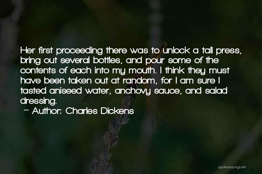 Water Bottles Quotes By Charles Dickens