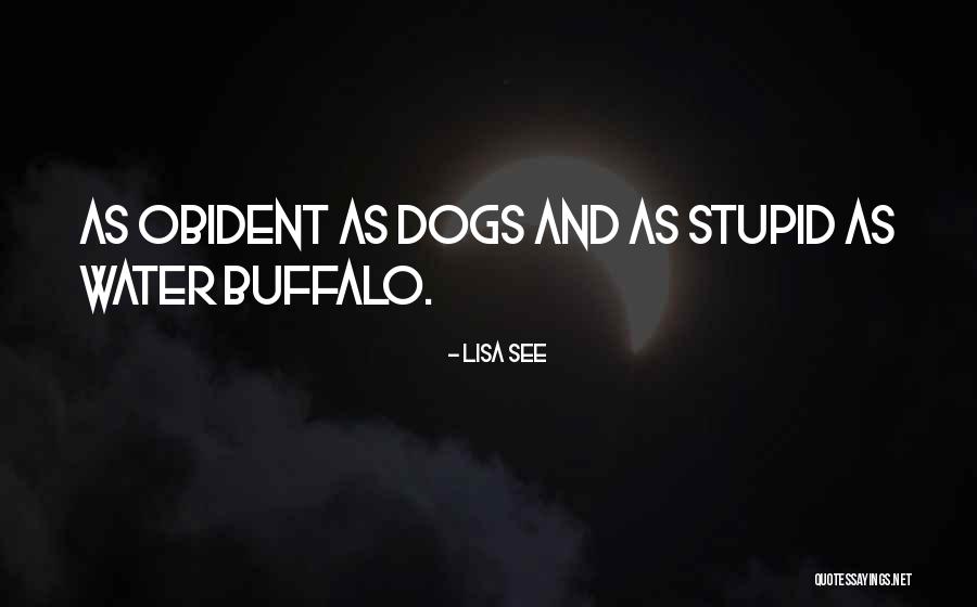 Water Buffalo Quotes By Lisa See