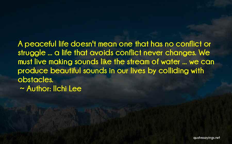 Water Conflict Quotes By Ilchi Lee