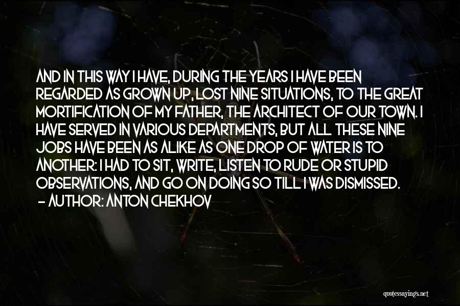 Water Drop Quotes By Anton Chekhov