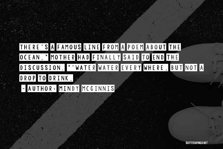 Water Drop Quotes By Mindy McGinnis