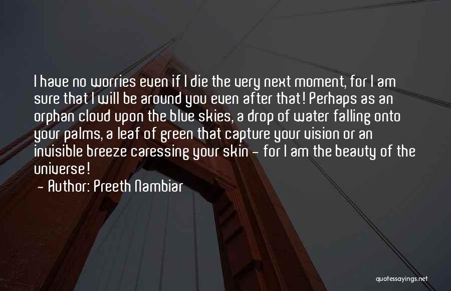 Water Drop Quotes By Preeth Nambiar